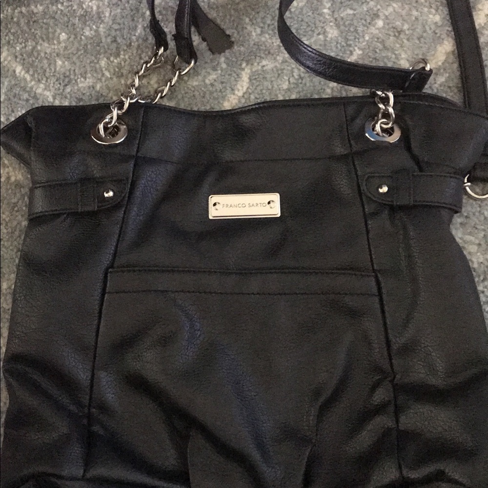 Franco Sarto black leather purse